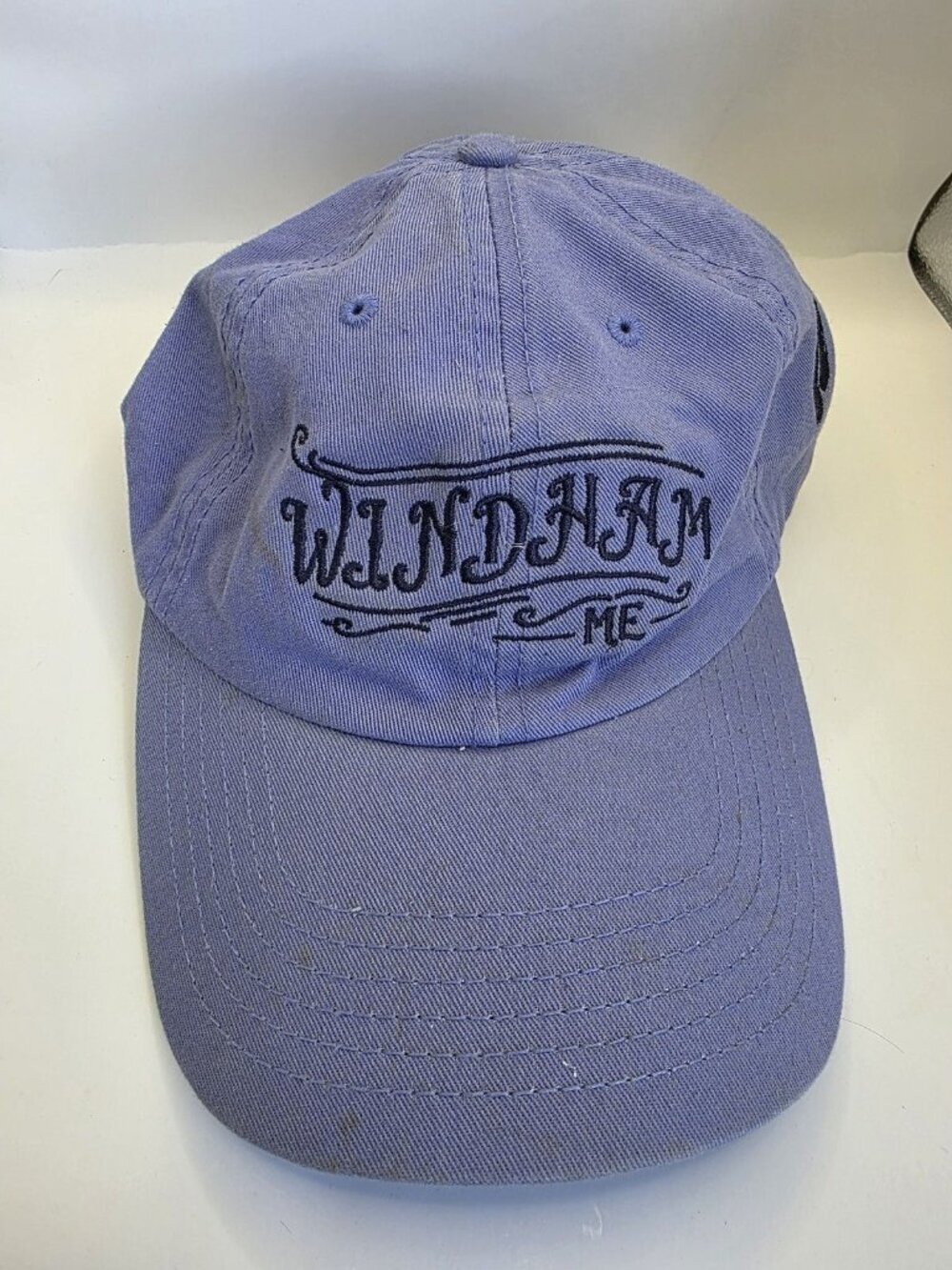 Windham ME Periwinkle Blue Baseball Cap Since 1981 My Town Originals Cotton Hat